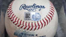 Load image into Gallery viewer, 2018 J.T. Riddle Miami Marlins Game Used 2 RBI Single MLB Baseball! 1B Hit