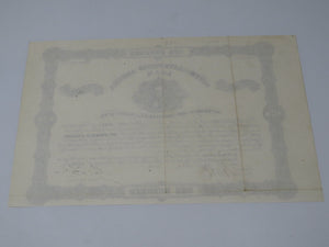 $100 1862 Confederate Bond Certificate Currency Bank Note Bill UNC 14" X 9.5"