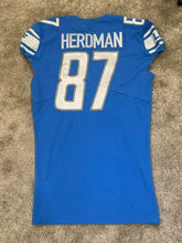 Load image into Gallery viewer, 2019 Cole Herdman Detroit Lions Game Used Worn NFL Football Jersey Darren Fells