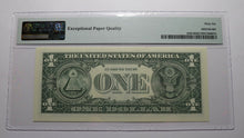 Load image into Gallery viewer, $1 2003 Radar Serial Number Federal Reserve Currency Bank Note Bill PMG UNC66EPQ