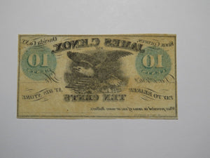 $.10 1862 Knox Corners New York NY Obsolete Currency Bank Note Bill Oneida Co.
