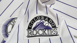 1993 Jerald Clark Colorado Rockies Inaugural Year Game Used Worn Baseball Jersey