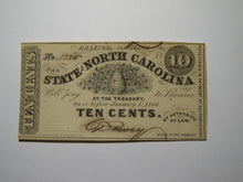 Load image into Gallery viewer, $.10 1862 Raleigh North Carolina Obsolete Currency Bank Note Bill NC State UNC+