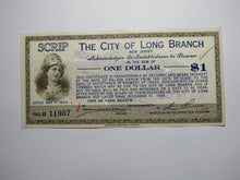 Load image into Gallery viewer, $1 1934 Long Branch New Jersey NJ Obsolete Currency Bank Note Scrip City of LB