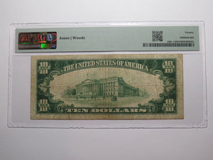 $10 1929 Farmington Maine ME National Currency Bank Note Bill Ch. #5861 VF20 PMG