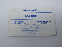 Load image into Gallery viewer, 1996 Payne Stewart PGA Tour Players Tour Card! Signed and Match/Tour Used