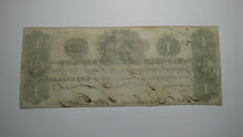 Load image into Gallery viewer, $1 1826 Hoboken New Jersey NJ Obsolete Currency Bank Note Bill! Hoboken Banking