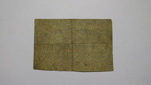 $.03 1862 Brooklyn New York NY Obsolete Currency Bank Note Bill! Fulton Street
