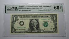 Load image into Gallery viewer, $1 2003 Repeater Serial Number Federal Reserve Currency Bank Note Bill PMG UNC66