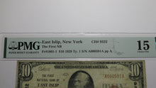 Load image into Gallery viewer, $10 1929 East Islip New York NY National Currency Bank Note Bill Ch. #9322 PMG