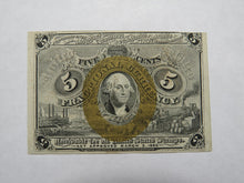 Load image into Gallery viewer, 1863 $.05 Second Issue Fractional Currency Obsolete Postage Note AU