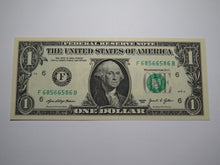 Load image into Gallery viewer, $1 2021 Radar Serial Number Federal Reserve Currency Bank Note Bill UNC 68566586