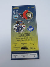 Load image into Gallery viewer, January 27, 1996 Ottawa Senators Toronto Maple Leafs NHL Full Hockey Ticket Mint