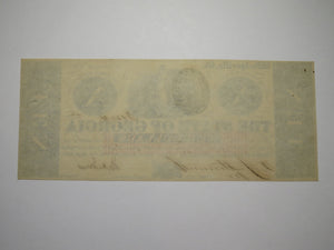$10 1862 Milledgeville Georgia Obsolete Currency Bank Note Bill State of GA UNC+