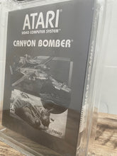 Load image into Gallery viewer, New Canyon Bomber Atari 2600 Sealed Video Game Wata Graded A+ Seal! 1988 RARE!