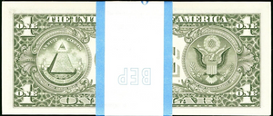 $1 1993 Original BEP Pack of 100 Uncirculated Dallas Federal Reserve Star Notes