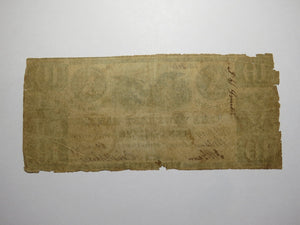 $10 1847 Providence Rhode Island RI Obsolete Currency Bank Note Bill Pawtuxet