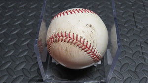 2020 Maikel Franco Kansas City Royals Walk Game Used MLB Baseball! Tyler Mahle