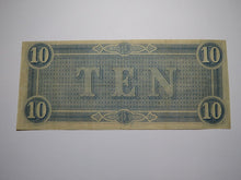 Load image into Gallery viewer, $10 1864 Richmond Virginia VA Confederate Currency Bank Note Bill RARE T68 VF