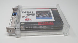NHL '95 Hockey Super Nintendo Factory Sealed Video Game Wata Graded 8.5 A+ NHL