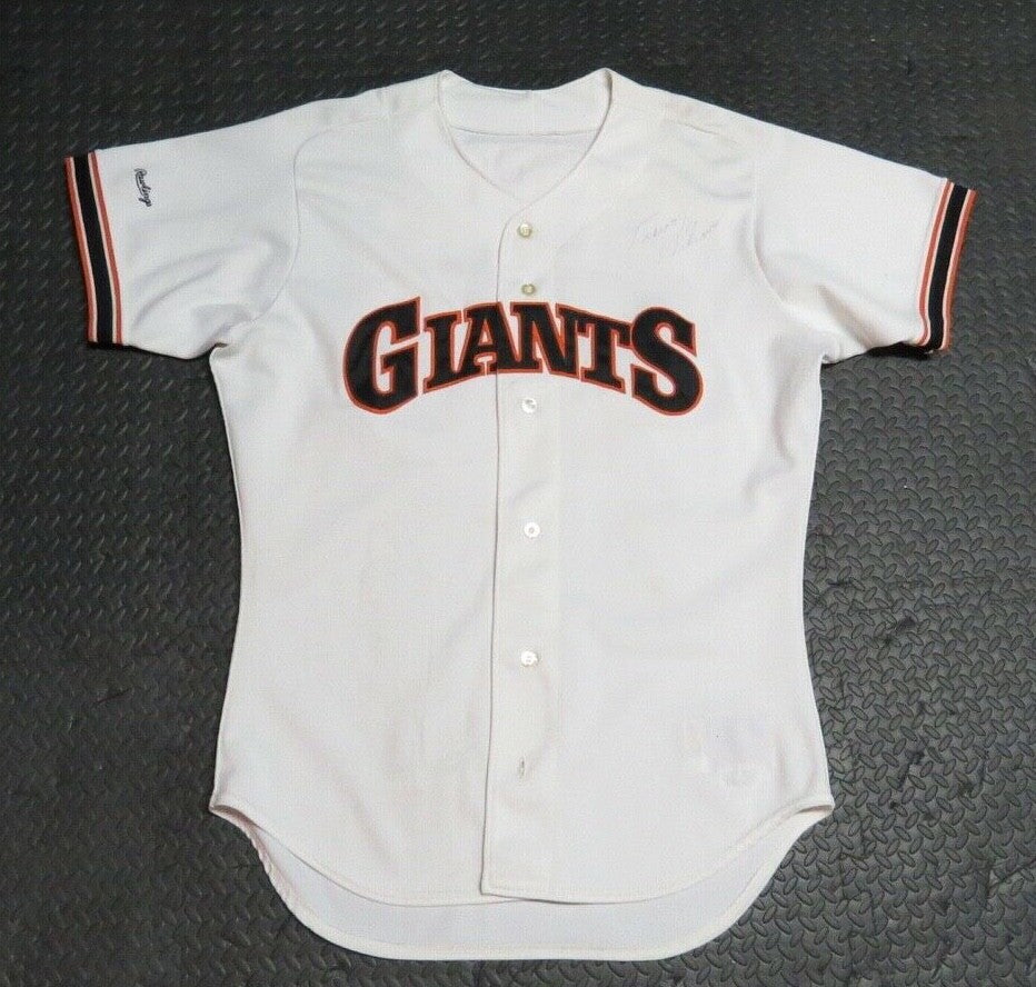 1990 Trevor Wilson San Francisco Giants Game Used Worn MLB Baseball Jersey