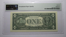 Load image into Gallery viewer, $1 2017 Repeater Serial Number Federal Reserve Currency Bank Note Bill PMG UNC66