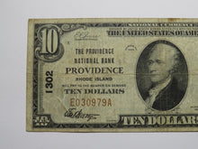 Load image into Gallery viewer, $10 1929 Providence Rhode Island RI National Currency Bank Note Bill #1302 FINE