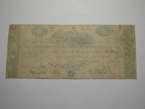 $5 1814 Bristol Connecticut CT Obsolete Currency Bank Note Bill Manufacturers'