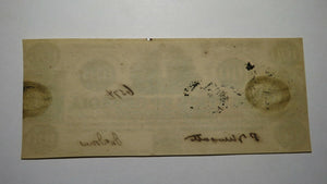$100 1862 Milledgeville Georgia GA Obsolete Currency Bank Note Bill! AU+