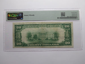 $20 1929 Blackfoot Idaho ID National Currency Bank Note Bill Ch. #7419 VF25 PMG