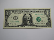 Load image into Gallery viewer, $1 2021 Radar Serial Number Federal Reserve Currency Bank Note Bill UNC 49288294