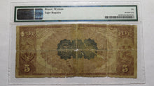 Load image into Gallery viewer, $5 1882 Yarmouth Massachusetts MA National Currency Bank Note Bill! Brown Back!