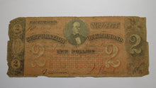 Load image into Gallery viewer, $2 1861 Richmond Virginia VA Obsolete Currency Bank Note Bill Corporation of VA