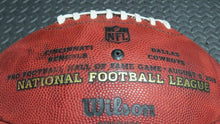 Load image into Gallery viewer, 2010 Cincinnati Bengals Vs. Dallas Cowboys Hall of Fame Game Used NFL Football