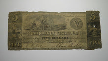 Load image into Gallery viewer, $5 1837 Westbrook Maine ME Obsolete Currency Bank Note Bill! Bank of Westbrook