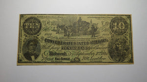 1861 Confederate Currency Facsimile Political Advertising Note For N.J. Bell