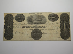$1 18__ Bristol Rhode Island Obsolete Currency Bank Note Bill Remainder UNC+++
