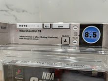 Load image into Gallery viewer, NBA Shootout '98 Sony Playstation Factory Sealed Video Game Wata 8.5 Graded 1998