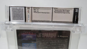 Brand New Jeopardy! Sega Genesis Factory Sealed Video Game Wata Graded 9.4 B+