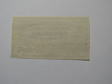 Load image into Gallery viewer, $40 1861 Confederate Bond Coupon Certificate Currency Bank Note Bill UNC