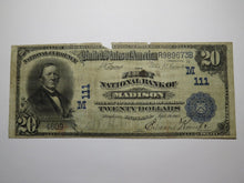 Load image into Gallery viewer, $20 1902 Madison Indiana IN National Currency Bank Note Bill Ch. #111 FINE