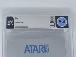 New Qix Sealed Atari 5200 Video Game Wata Graded 9.6 A++ Seal RARE! 1982