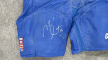 Load image into Gallery viewer, Michel Goulet Quebec Nordiques Game Used Worn Cooper Hockey Pants Signed