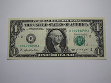 Load image into Gallery viewer, $1 2021 Radar Serial Number Federal Reserve Currency Bank Note Bill UNC 94099049