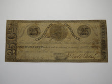 Load image into Gallery viewer, $.25 1837 New York City Obsolete Currency Bank Note Bill American Exchange Co.