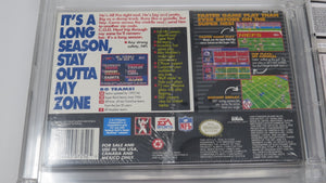 Madden '94 NFL Football Super Nintendo Factory Sealed Video Game Wata Graded 9.2
