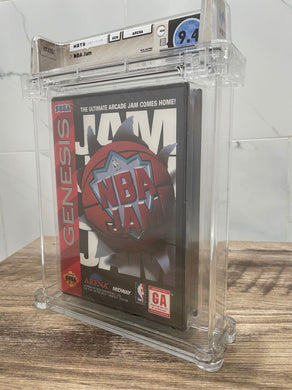 New Original NBA JAM Sega Genesis Factory Sealed Video Game! Wata 9.4 Graded! 
