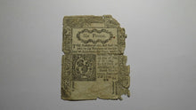 Load image into Gallery viewer, 1776 Six Pence Hartford Connecticut CT Colonial Currency Note Bill! RARE ISSUE