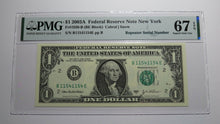 Load image into Gallery viewer, $1 2003 Repeater Serial Number Federal Reserve Currency Bank Note Bill PMG UNC67