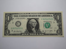 Load image into Gallery viewer, $1 2021 Radar Serial Number Federal Reserve Currency Bank Note Bill UNC 31711713